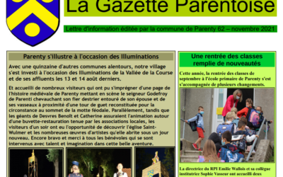 Gazette de Parenty – Novembre 2021