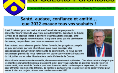 Gazette de Parenty – Janvier 2022