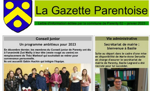 Gazette Janvier 2023 image