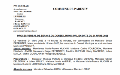 CONSEIL MUNICIPAL 21 Mars 2025
