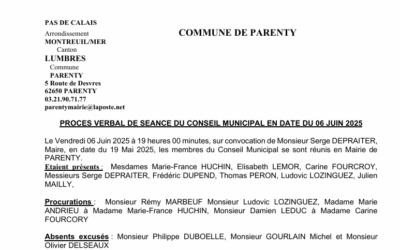 CONSEIL MUNICIPAL 06 JUIN 2025